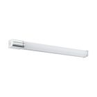 Espejo con luces cromado de aluminio, Wilson, 15W, 4000K LED, IP44, con interruptor