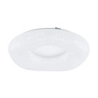 Plafón de techo blanco de acero, Ziya, 18W, color de luz ajustable LED