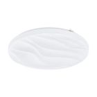 Plafón de techo blanco de acero, Aniel, 17W, 3000K LED