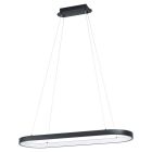 Lámpara colgante negra de plástico, Maira, 30W, 3000K LED