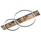 Plafón de techo de madera marrón, Annebel, 12W, 3000K LED