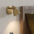 Foco de pared dorado de aluminio, Tinke
