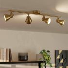 Foco de techo dorado de aluminio, Tinke