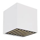Aplique up down blanco de aluminio, Moesha, 6W, 3000K LED, IP54