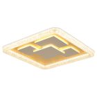 Plafón de techo dorado de acrílico, Lynsey, 40W, 3000K LED