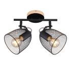 Foco de techo negro de metal, Balenco