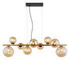 Lámpara colgante ámbar de vidrio, Melinda