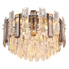 Lámpara de techo cromada de acrílico, Payam