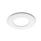 Panel LED Redondo moderno Dex, aluminio, blanco, 12W 3000K (blanco cálido) LED integrado