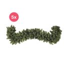 5x guirnalda de 540 cm, 40 cm de grosor, 70 LED, conectable