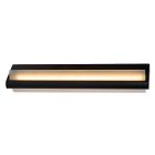 Aplique baño moderno negro, Wanda, 15W, 3000K LED, IP44