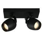 Foco techo baño moderno negro, Preston, IP44