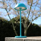 Lámpara de mesa exterior retro azul, Joy, 1,5W, 3000K LED, IP54, con regulador táctil