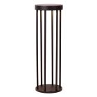 Lámpara de pie solar exterior moderna negra, Jackson, 2W, 2700K LED, IP65, regulable en 3 pasos