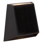 Aplique solar exterior moderno negro, Luton, 1W, 2700K LED, IP54