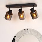 Foco de techo antiguo gris, Alion