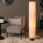 Lámpara de pie moderna blanca, Fold, con interruptor