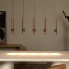 Lámpara colgante moderna marrón, Margary, 4,2W, 2700K LED