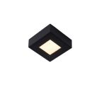 Plafón de techo moderno negro, Brice, 8W, 3000K LED, IP44