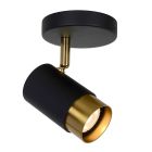 Foco de techo moderno dorado, Floris