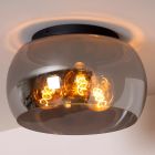 Plafón de techo moderno gris, Olivia