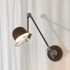 Aplique industrial color óxido, Honore, con interruptor