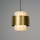 Lámpara colgante antigua latón, Firmin