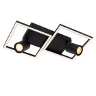 Plafón de techo moderno negro, Arianne