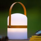 Lámpara de mesa exterior moderna marrón, Little Joe, 3W, 2700K LED, IP44, con interruptor