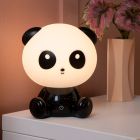 Lámpara de mesa infantil negra, Dodo Panda, 3W, 4000K LED