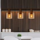 Lámpara colgante vintage ámbar, Toledo