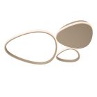 Plafón de techo moderno gris pardo, Samling, 30W, white switch LED