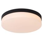 Lámpara de techo baño de plástico negra, Biskit, 24W, 2700K LED, IP44