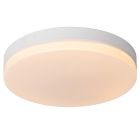 Lámpara de techo baño de plástico blanca, Biskit, 36W, 2700K LED, IP44
