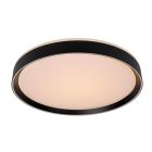Plafón de techo moderno negro, Nuria, 36W, 2700K LED