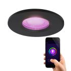 Foco empotrable inteligente negro moderno, Jule, IP65, 4,5W, RGBW