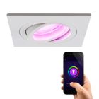 Foco empotrable inteligente blanco de aluminio, Scott, 4,5W, RGBW