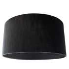 50 cm pantalla lámpara terciopelo antracita, Emilius