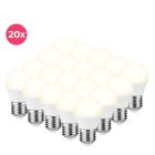 20 pack caliente bulbo de la lampara horan E27 LED 4w blanco