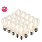 20 pack bombilla regulable yona E27 a60 LED 2700k 5w
