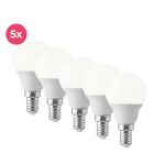 Lámpara de bola LED Lasco E14, 3v blanco cálido