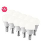 10 pack bulbo de la lampara lasco e14 LED blanco calido 3w