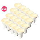 20 pack blanco regulable gu10 LED lampara antonie 5w blanco calido