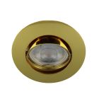 Foco empotrable mini dorado de aluminio, Lenx