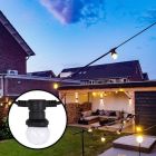 60m guirnalda exterior con 120 bombillas transparentes