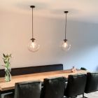 Lámpara colgante negra diseño, Dolf