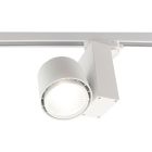 Foco de carril Master B blanco de Bisolux, controlador Philips, 4000k, 30w, 15 grados