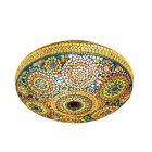 Plafón de techo multicolor oriental, Annas