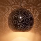 Lámpara colgante de filigrana blanca, Alyssa