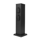 Enchufe de jardín con 4 enchufes